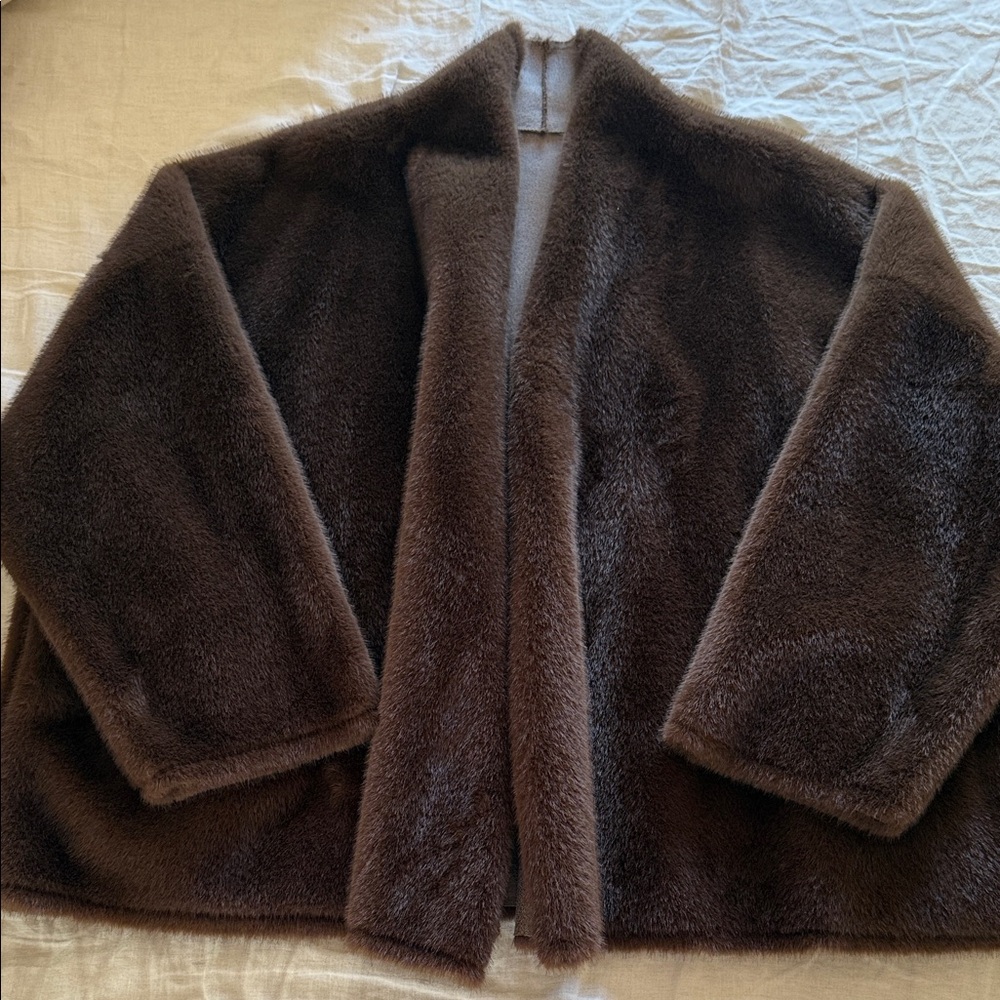 Brown Faux Fur Coat